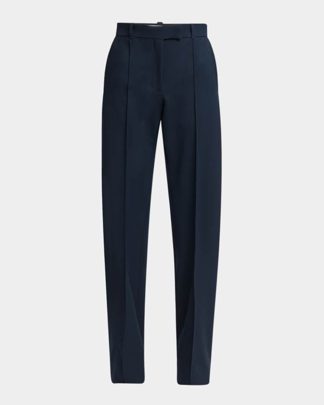 Tailored Straight-Leg Trousers